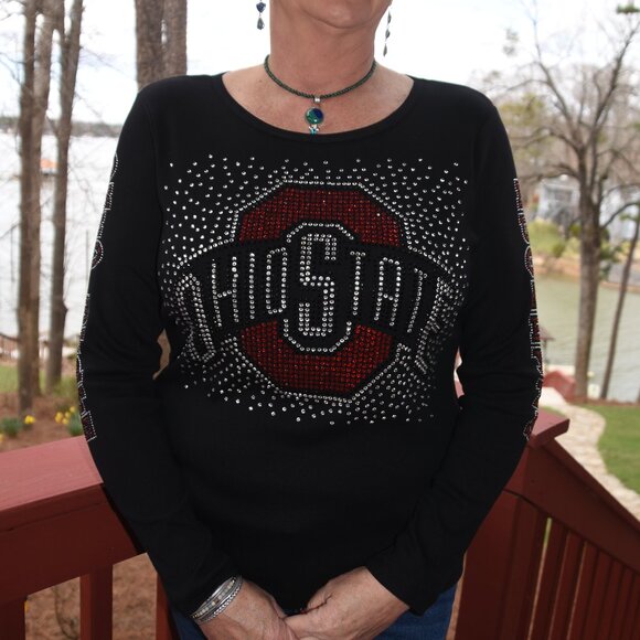 Ohio State  Long Sleeve  Shirt Ohio State  Buckeyes on Sleeve XS S M L X… - Picture 2 of 9